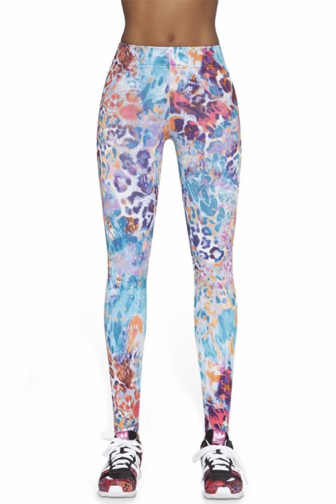 Legginsy Model Caty 90 Multicolor - Bas Bleu