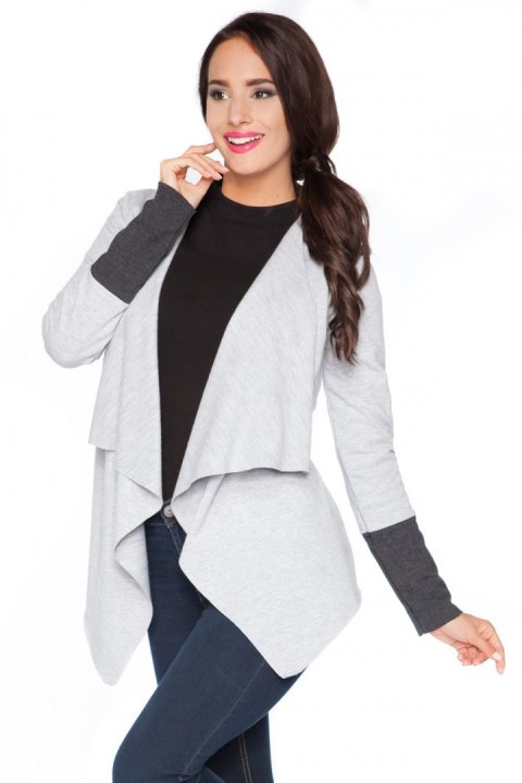 Bluza Damska Model D6 Light Grey/Dark Grey - RaWear