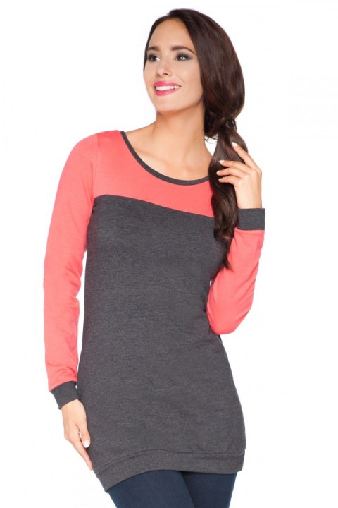 Tunika Model J2 Dark Grey/Coral - RaWear