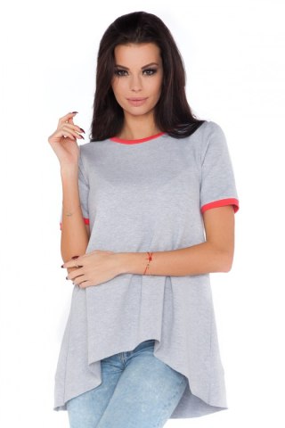 Tunika Model N5 Light Grey/Coral - RaWear