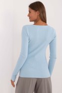 Sweter Damski Model AT-SW-2332-2.62 Light Blue - AT