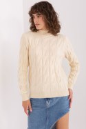 Sweter Damski Model AT-SW-2235.00P Light Beige - AT