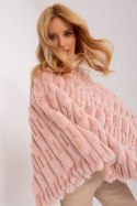 Sweter Ponczo Model AT-PN-2347.68 Light Pink - AT