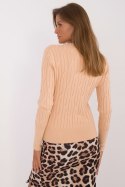 Sweter Damski Model AT-SW-2338-2.00 Camel - AT