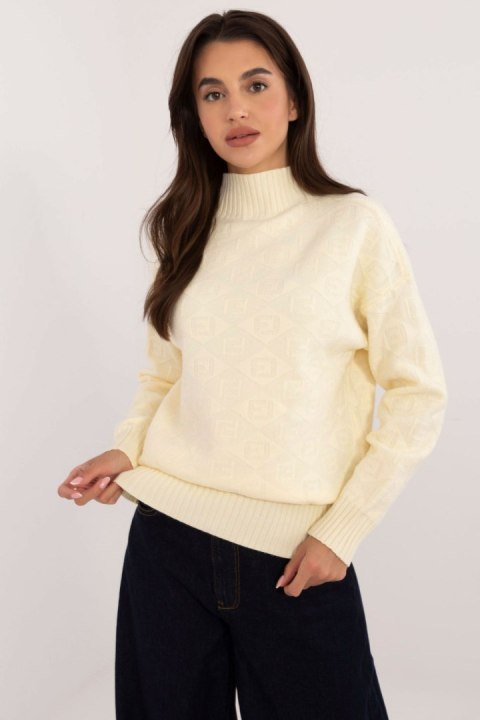 Sweter Damski Model AT-SW-2339.54 Light Yellow - AT