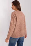 Sweter Damski Model AT-SW-2358.31 Light Brown - AT