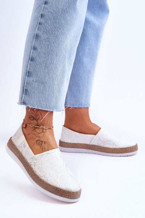 Espadryle Model Big Star LL276004 White - Step in style