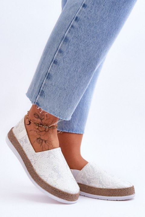 Espadryle Model Big Star LL276004 White - Step in style