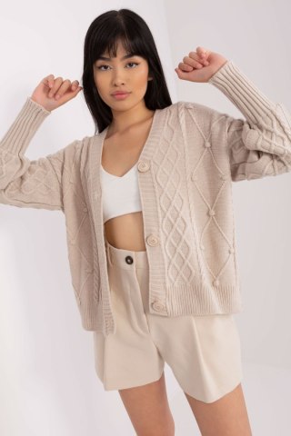 Sweter Damski Model BA-SW-8005.00P Light Beige - Badu