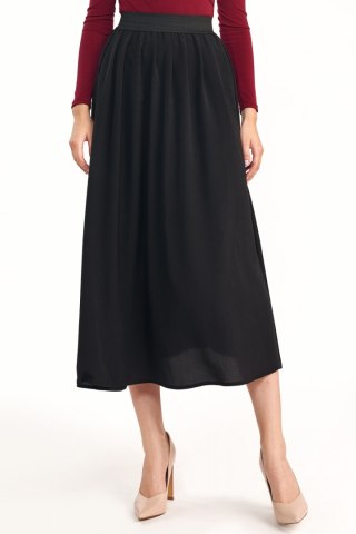 Spódnica Plisowana spódnica maxi SP62 Black - Nife