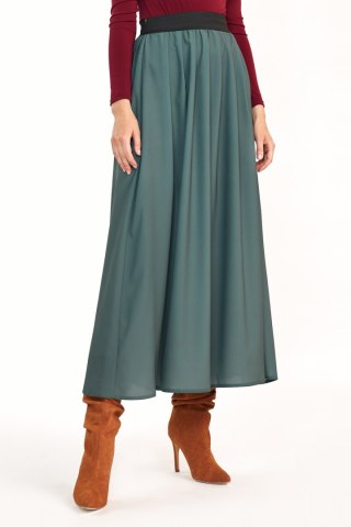 Spódnica Plisowana spódnica maxi SP62 Green - Nife