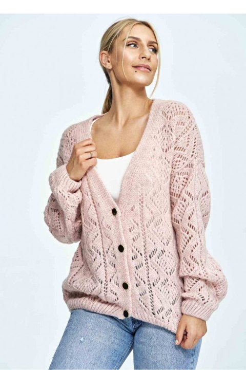 Sweter Damski Model M911 Light Pink - Figl