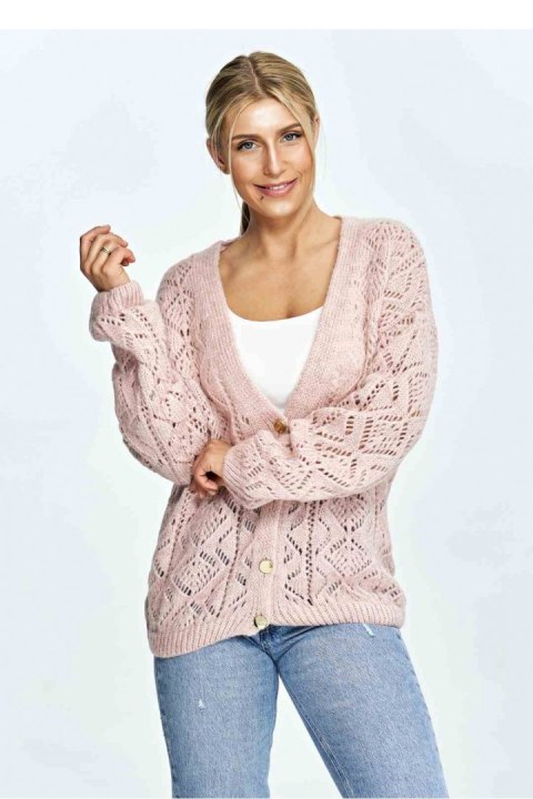 Sweter Damski Model M911 Light Pink - Figl