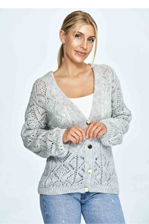 Sweter Damski Model M911 Grey - Figl