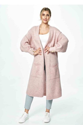 Sweter Kardigan Model M889 Light Pink - Figl