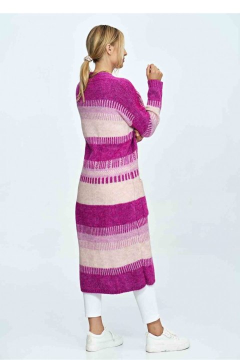 Sweter Kardigan Model M894 Fuksja/Pink - Figl