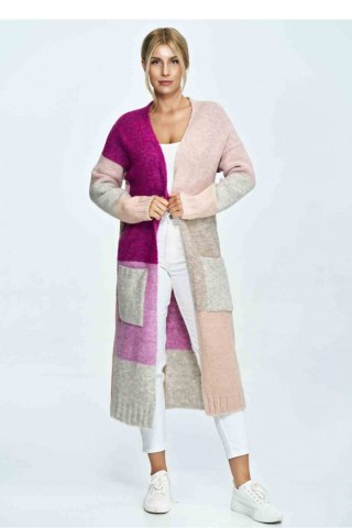 Sweter Kardigan Model M896 Fuksja/Pink - Figl