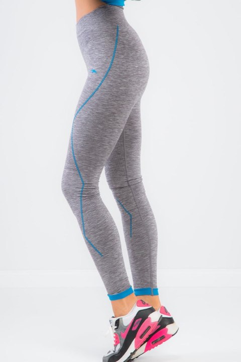 Jasnoszare sportowe legginsy 1105