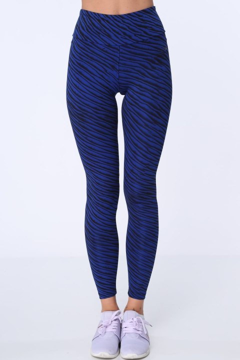 Legginsy sportowe we wzory chabrowe MR15285