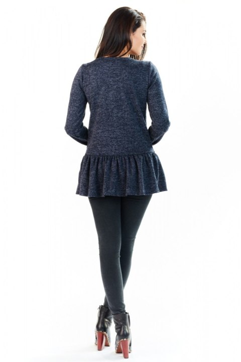 Sweter Kardigan Model A193 Navy - awama