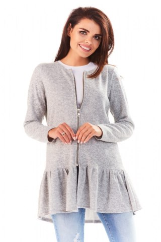 Sweter Kardigan Model A193 Grey - awama