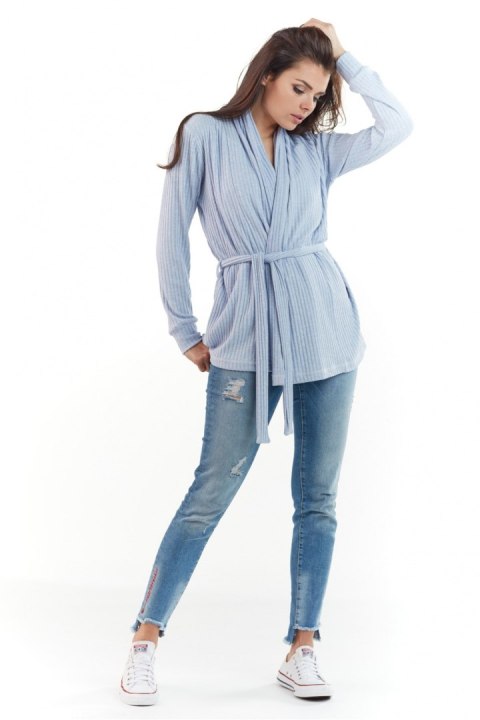 Sweter Kardigan Model A214 Blue - awama