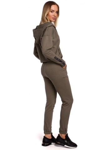 Spodnie Dresowe Model MOE553 Khaki - Moe