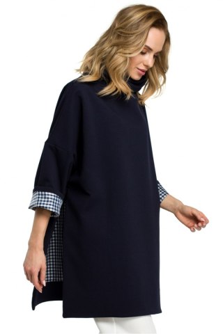 Bluza Damska Model MOE392 Navy - Moe