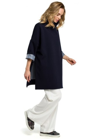 Bluza Damska Model MOE392 Navy - Moe