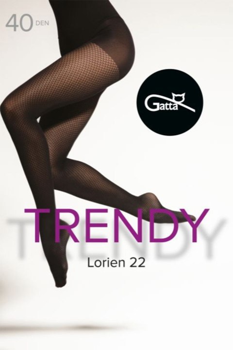 Rajstopy Model Lorien 22 40 Den Nero Black - Gatta