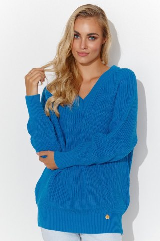 Sweter Damski Model S140 Blue - Makadamia