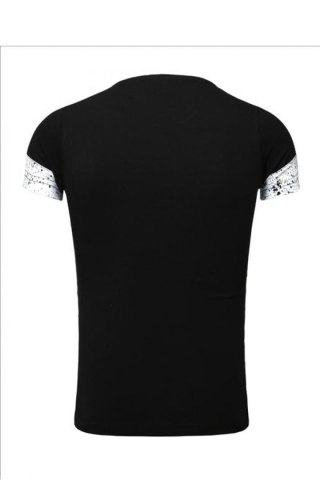 Tshirt Męski Model 17181 Black - YourNewStyle