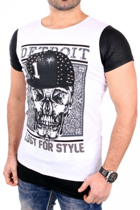 Tshirt Męski Model 17169 White - YourNewStyle