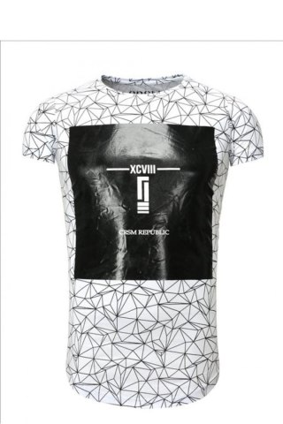 Tshirt Męski Model 17185 White - YourNewStyle