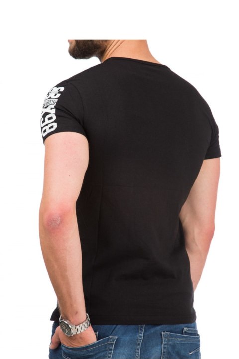 Tshirt Męski Model 17188 Black - YourNewStyle