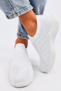 Buty skarpetkowe wsuwane GROPPI WHITE - Inello