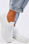 Buty skarpetkowe wsuwane GROPPI WHITE - Inello