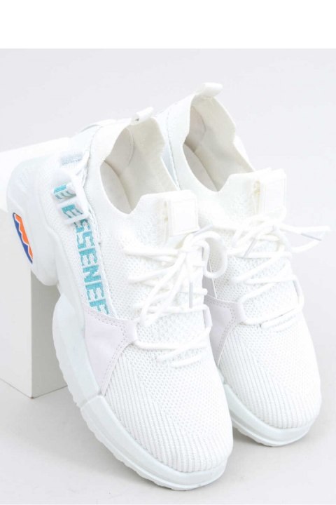 Buty sportowe skarpetkowe HIRAL WHITE - Inello