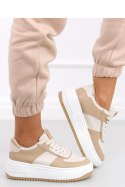 Trampki damskie DHARA BEIGE - Inello