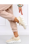 Buty sportowe skarpetkowe INDU BEIGE - Inello