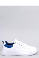 Trampki damskie KEELER WHITE/ROYALBLUE - Inello