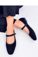 Baleriny w stylu Mary Jane GOLINS BLACK - Inello