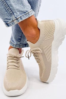 Buty sportowe skarpetkowe JAUSSA BEIGE - Inello