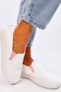 Tenisówki slip-on JOUSSE WHITE/PINK - Inello