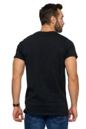 Tshirt Męski Model OTS1500-003 Black - Moraj