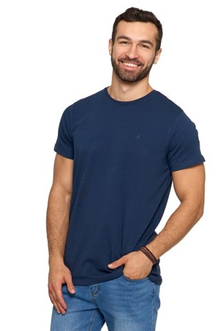 Tshirt Męski Model OTS1500-003 Navy - Moraj