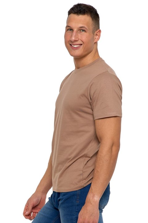 Tshirt Męski Model OTS950-001 Mocca - Moraj